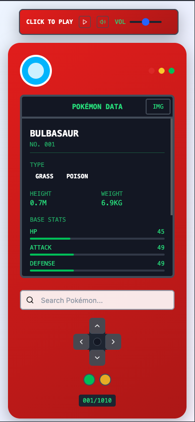 Pokédex - Mobile (Detalhes)